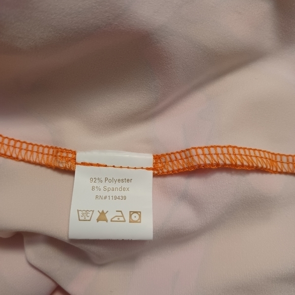 JULIE  Brown  New York Neon Pink and Orange Dress Sz M - Picture 7 of 9